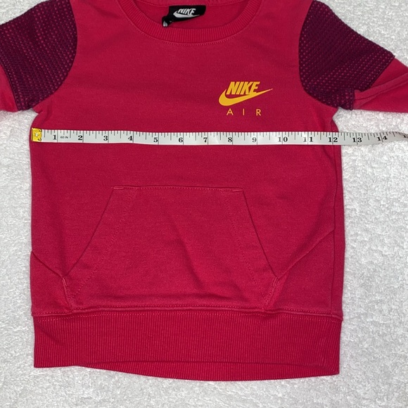 NIKE Full Suit Girl Air Crew & jogger Set Rush Pink Xs 4 - Picture 4 of 11